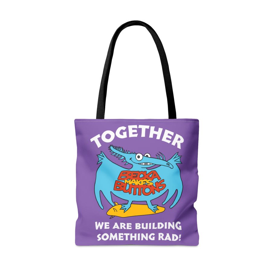 Surfin' Rad Tote Bag (AOP) - Image 2