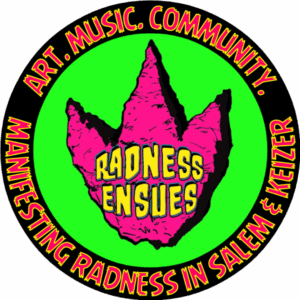 Radness Ensues Logo (community partner)